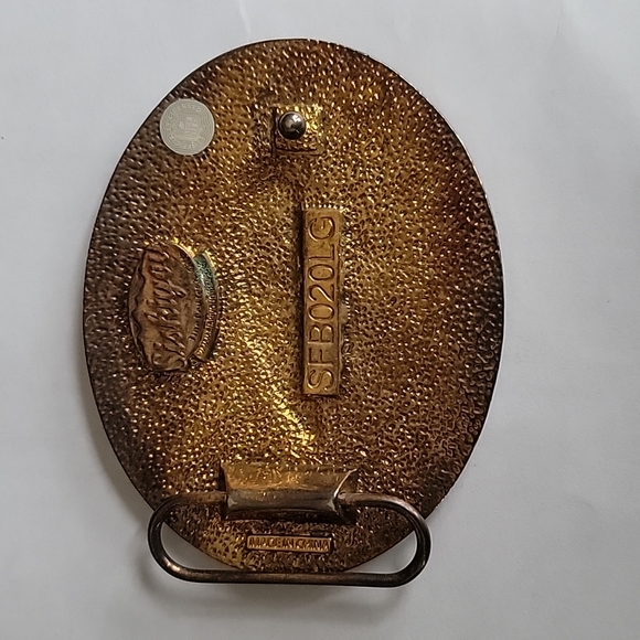 Denver Bronco Belt Buckle - Picture 2 of 3